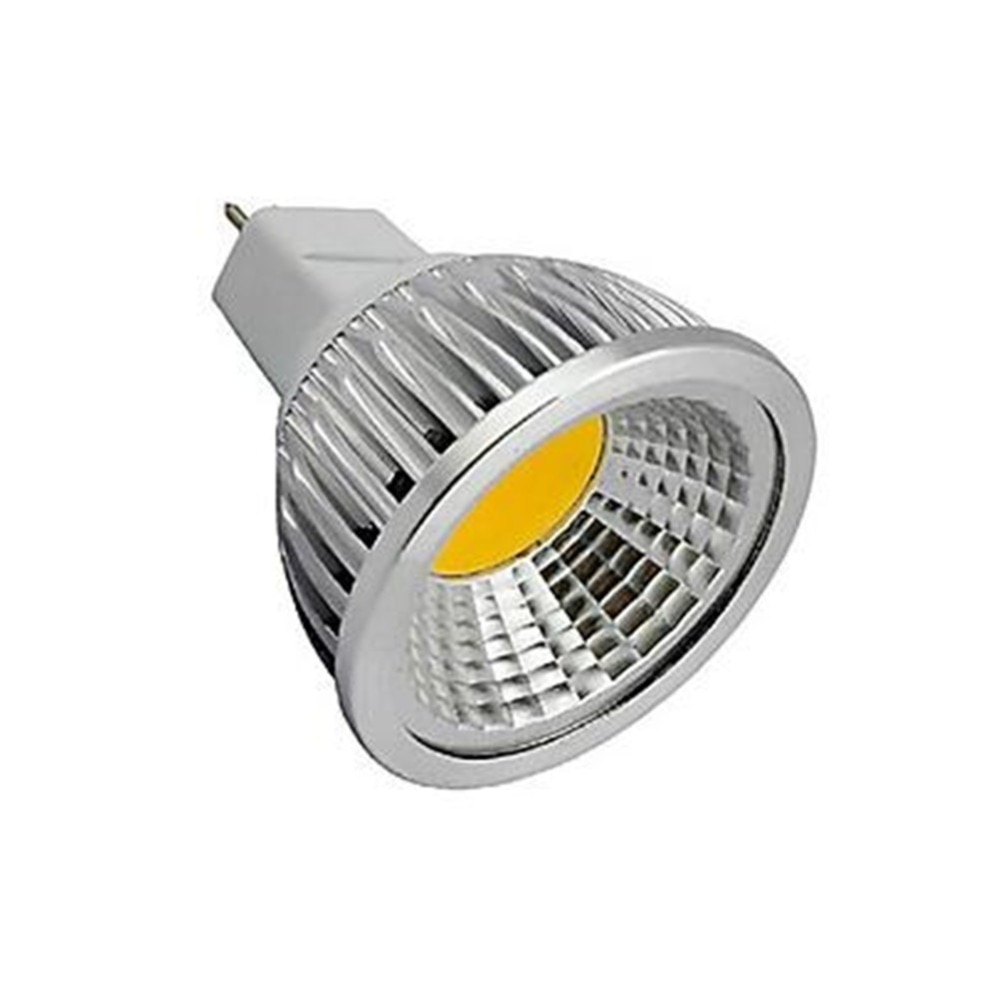 LED 스포트라이트 전구 MR16 12V, 따뜻한/자연/차가운 흰색 6W 9W 12W COB LED 램프 통